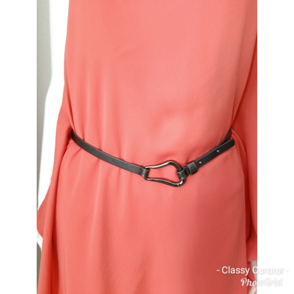 HALSTON HERITAGE coral asymmetrical dress - Picture 7 of 7